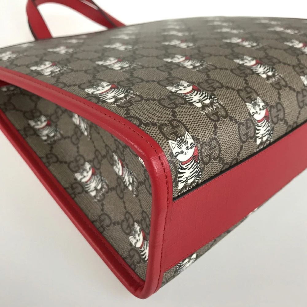 Gucci GG Tote Bag playful what? cat artist Naon Jeong - Picture 4 of 7